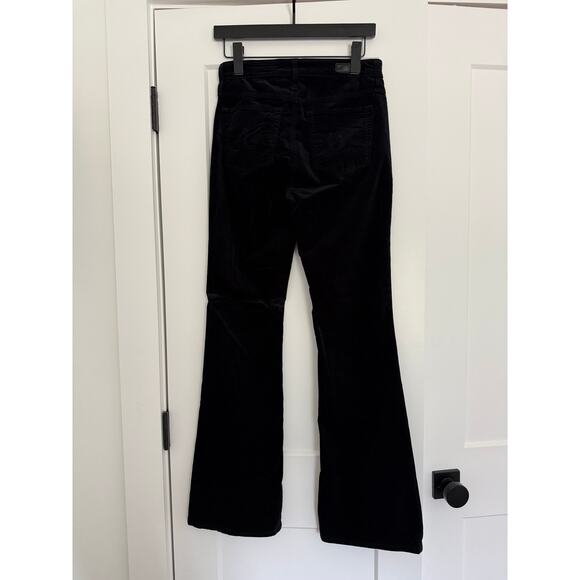 $245 AG Jeans Farrah Boot Velvet Super Black - 27 - Picture 8 of 13